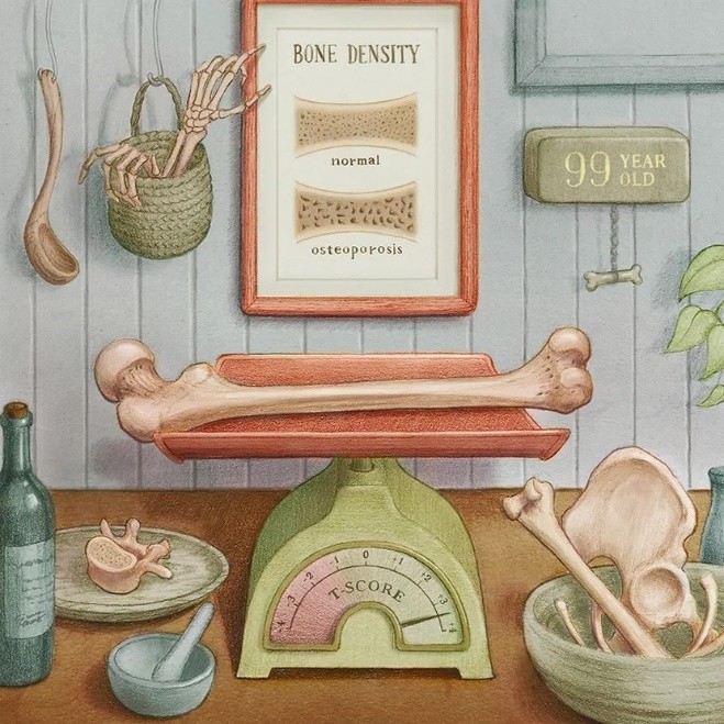 Emma為國內優視全方位眼科診所繪製掛畫。(Emma提供)